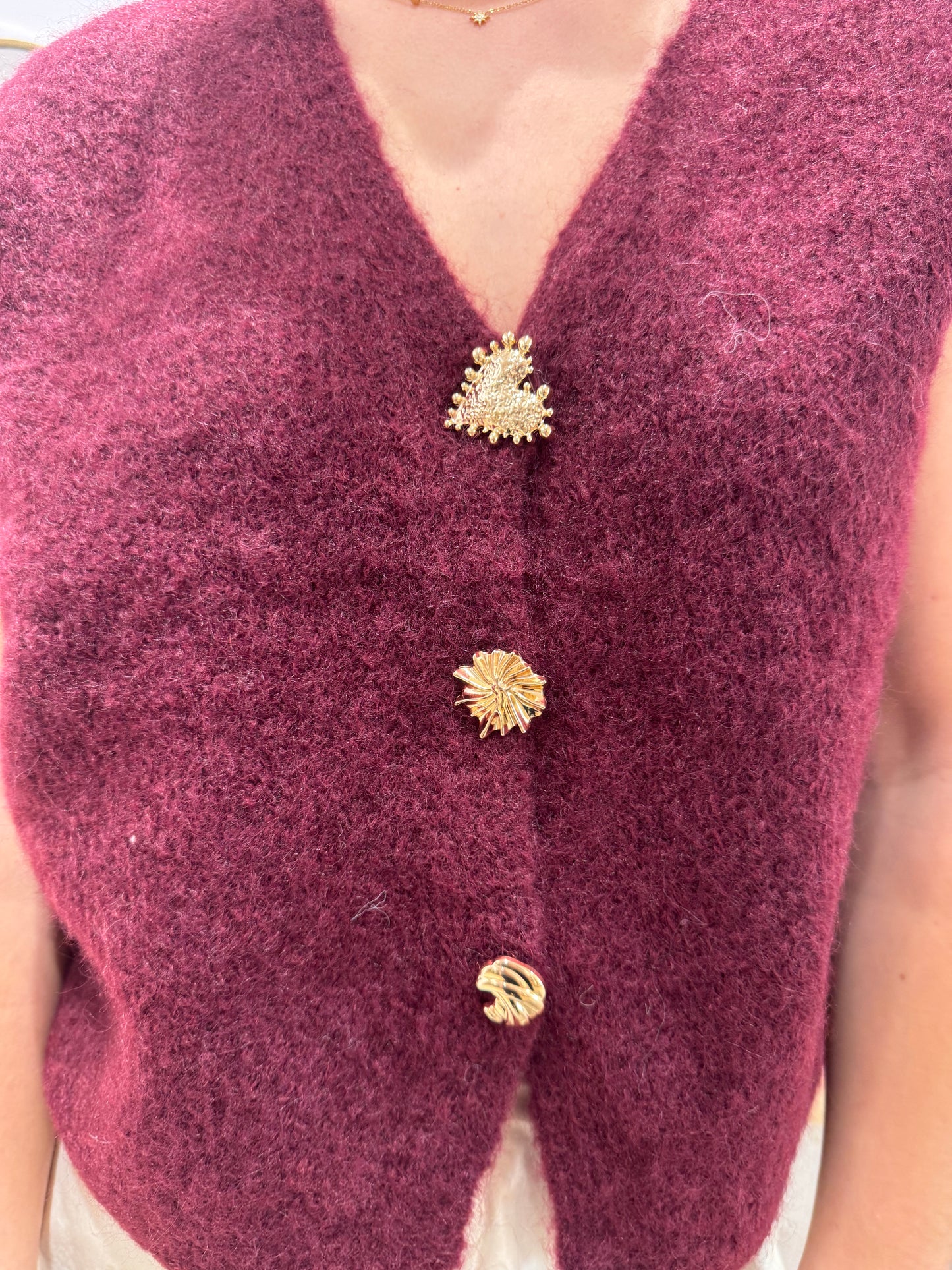 Pull voto sm bordeaux