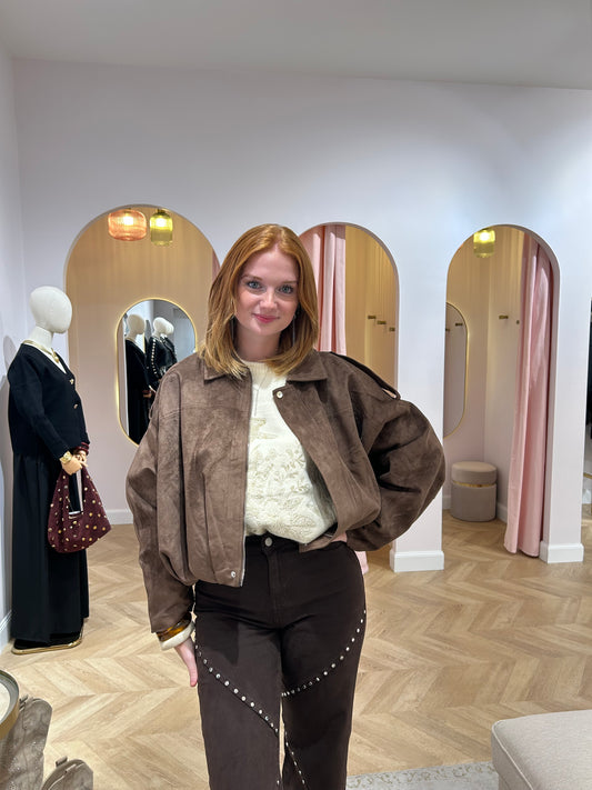 Veste Judy marron