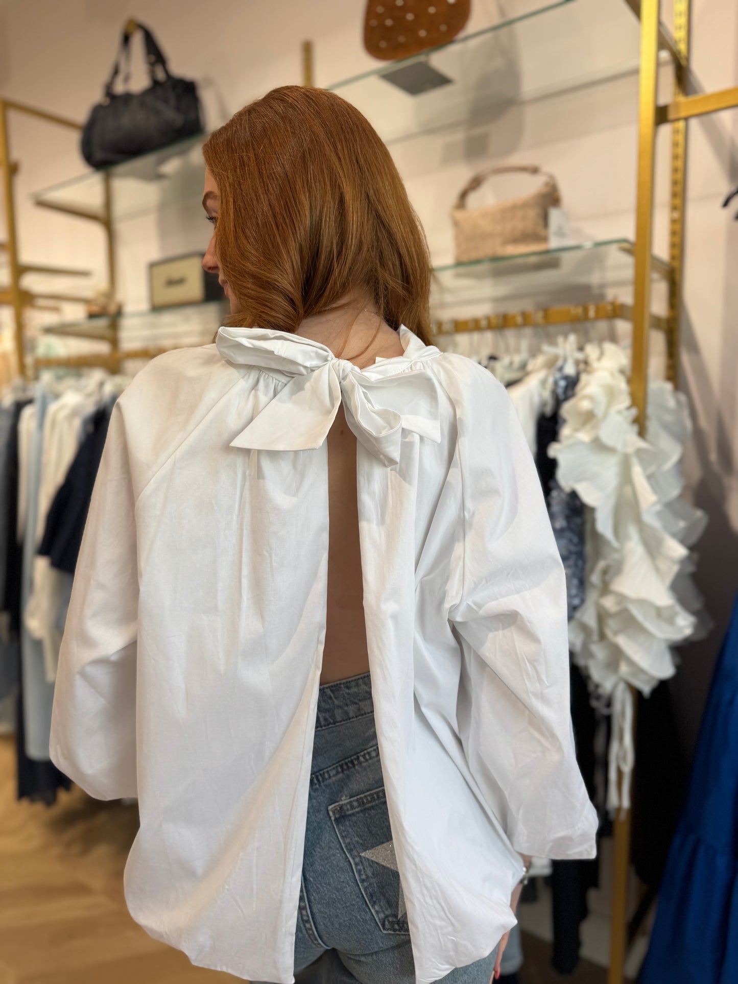 Blouse Lys blanc