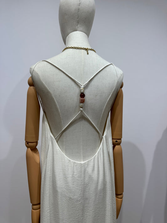 Robe cailloux écru