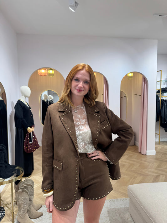 Blazer grâce marron