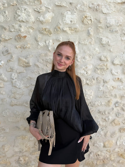 Blouse LEON noir