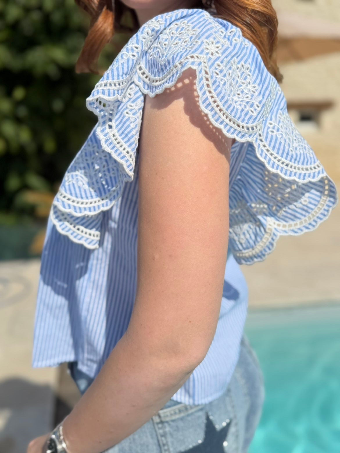 Blouse OSLO bleu