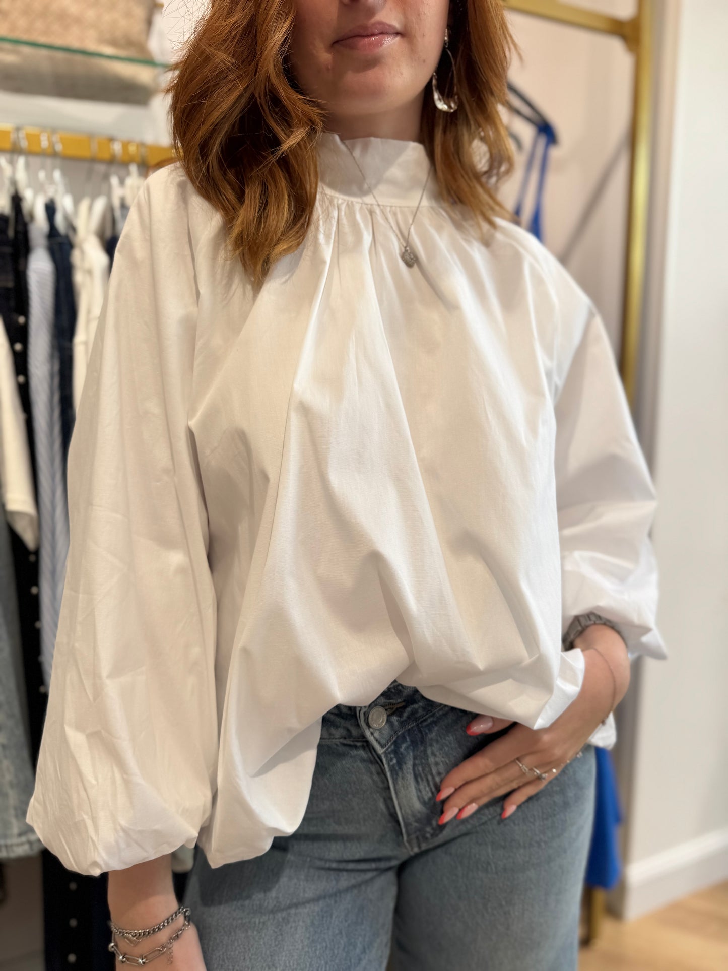 Blouse Lys blanc