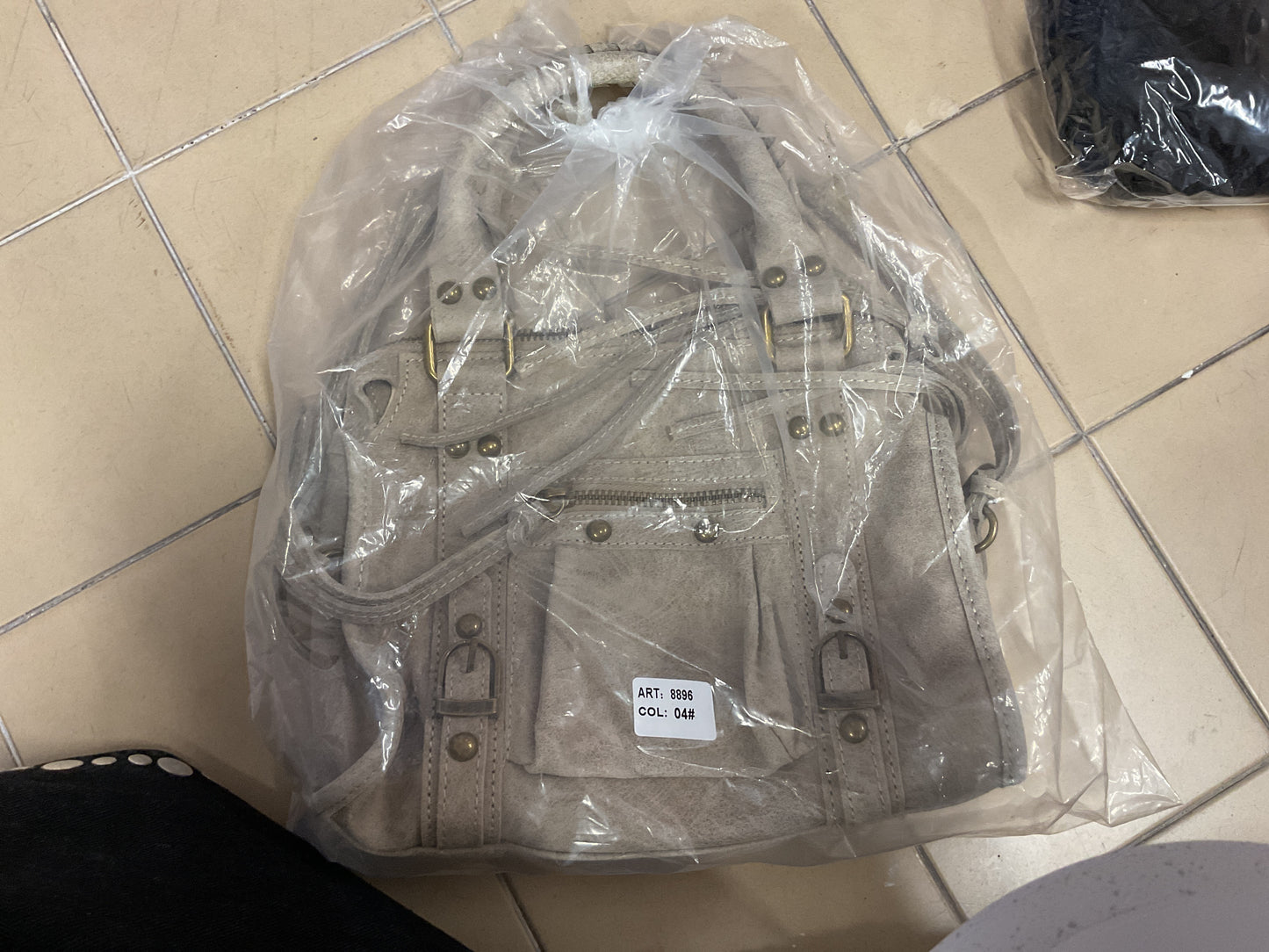 Sac petit Noé rose taupe
