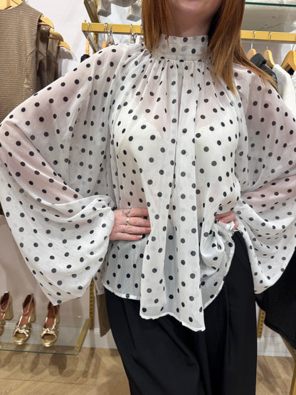 Blouse Boop pois