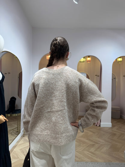 Pull voto beige