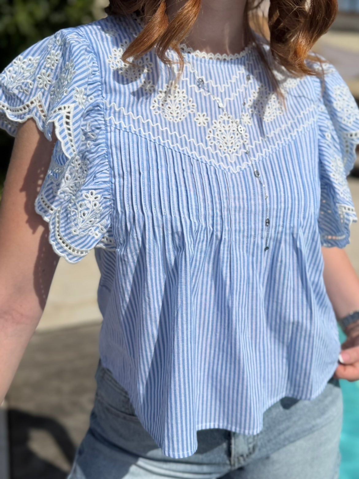 Blouse OSLO bleu
