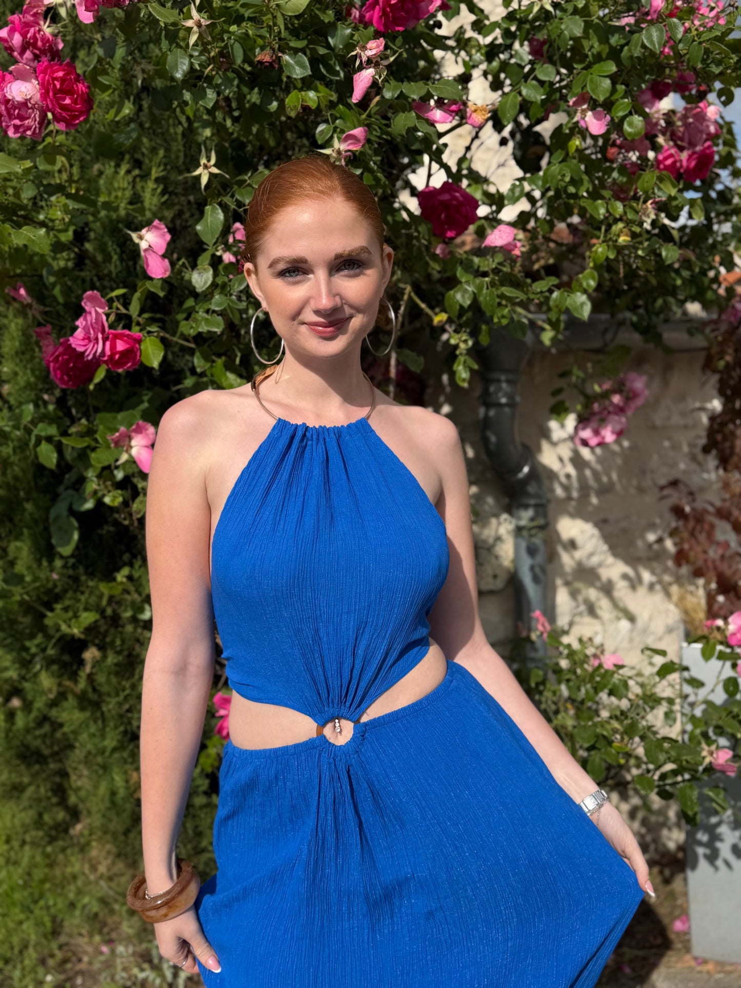 Robe Kissy bleu elec