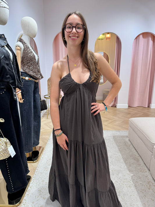 Robe sunny marron
