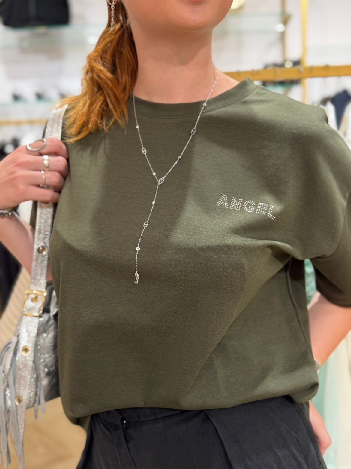 T-shirt ANGEL kaki
