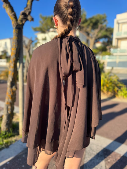 Blouse GRÂCE marron