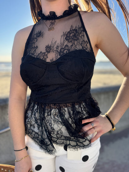 Top BRIGITTE noir